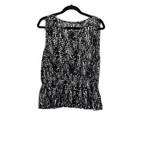 Banana Republic Sleeveless Top Drop Waist Viscose Layering piece Women Sz XS EUC